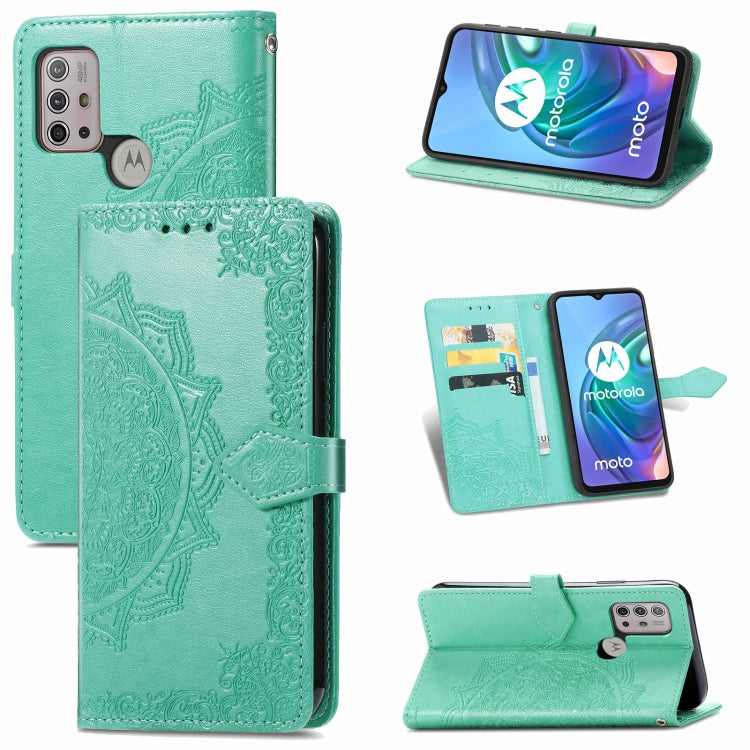 Mandala Flower Embossed Horizontal Flip Leather Case with Bracket / Card Slot / Wallet / Lanyard, For Galaxy XCover 5, For Galaxy A02, For Motorola Moto G30 / G10, For Motorola Moto E7 Power