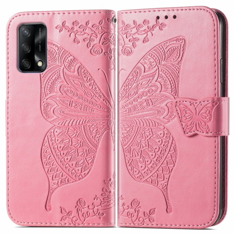 Butterfly Love Flower Embossed Horizontal Flip Leather Case with Bracket / Card Slot / Wallet / Lanyard, For OPPO F19 4G/ A74 4G, For Nokia 6.3, For LG Stylo 7 4G