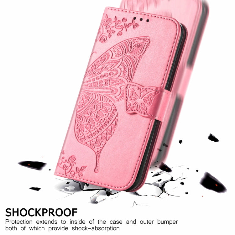 Butterfly Love Flower Embossed Horizontal Flip Leather Case with Bracket / Card Slot / Wallet / Lanyard, For OPPO F19 4G/ A74 4G, For Nokia 6.3, For LG Stylo 7 4G