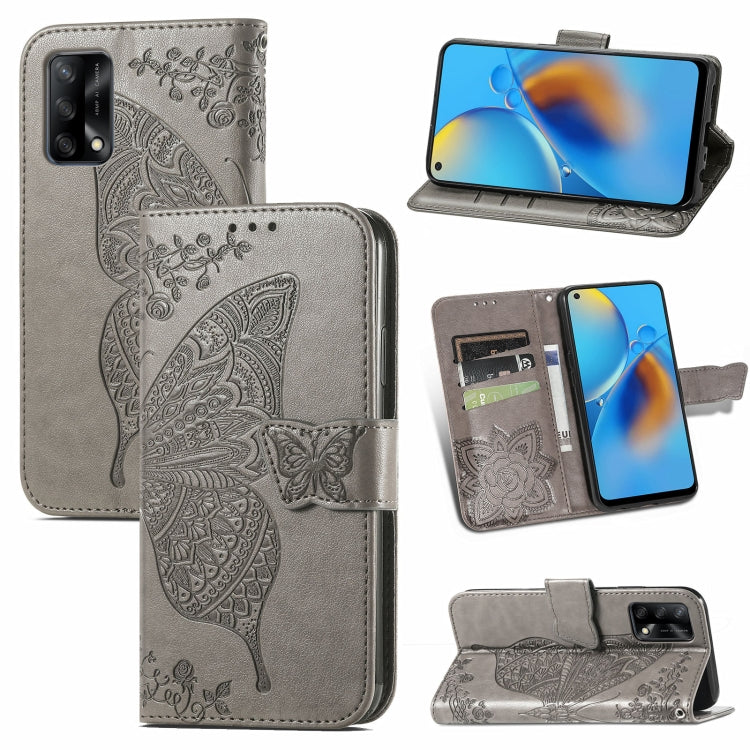 Butterfly Love Flower Embossed Horizontal Flip Leather Case with Bracket / Card Slot / Wallet / Lanyard, For OPPO F19 4G/ A74 4G, For Nokia 6.3, For LG Stylo 7 4G