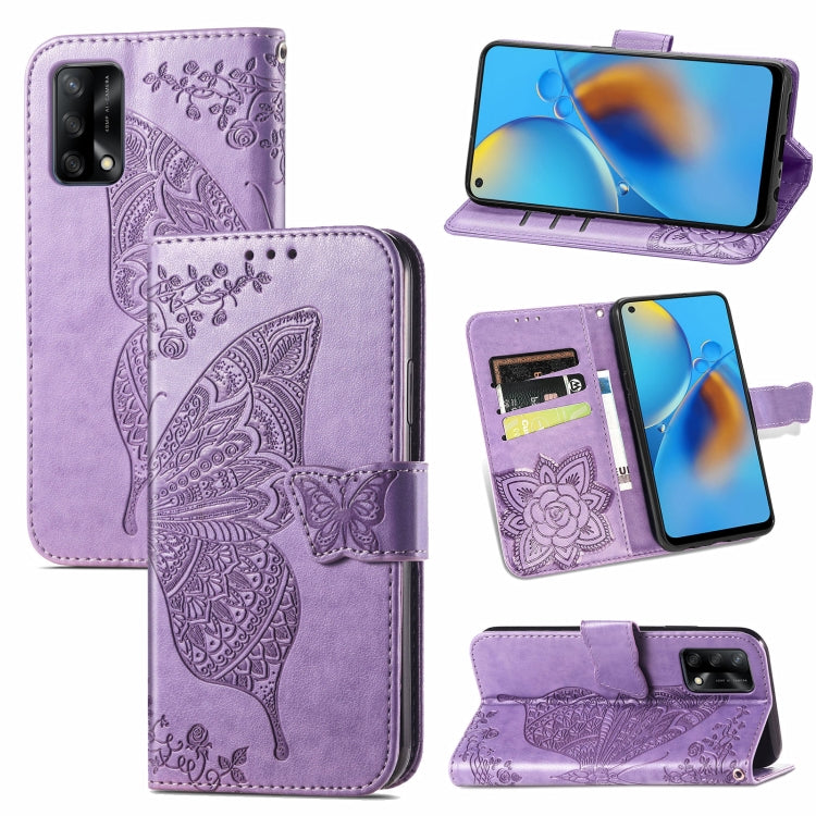 Butterfly Love Flower Embossed Horizontal Flip Leather Case with Bracket / Card Slot / Wallet / Lanyard, For OPPO F19 4G/ A74 4G, For Nokia 6.3, For LG Stylo 7 4G