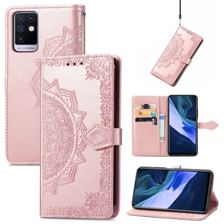 Mandala Embossing Pattern Horizontal Flip Leather Case with Holder & Card Slots & Wallet & Lanyard, For Infinix Note 10, For Infinix Smart 5, For LG Velvet 2 Pro, For Motorola Moto G60S, For Motorola Edge 20 Lite