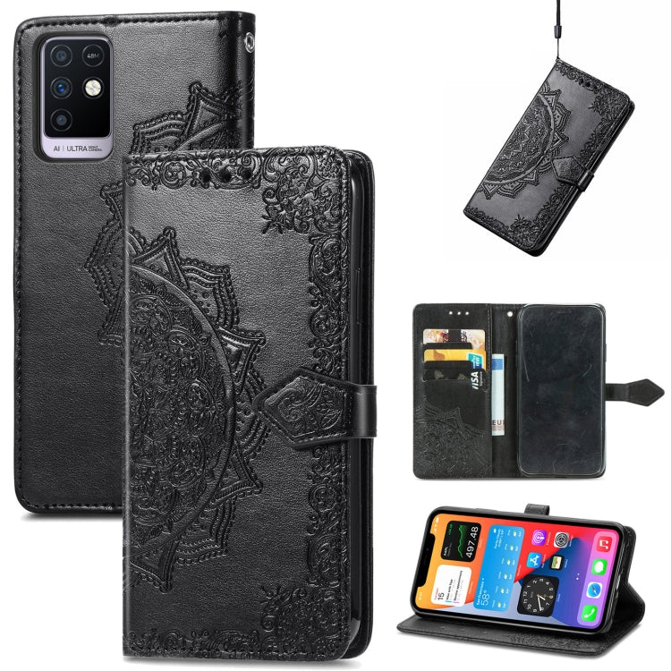 Mandala Embossing Pattern Horizontal Flip Leather Case with Holder & Card Slots & Wallet & Lanyard, For Infinix Note 10, For Infinix Smart 5, For LG Velvet 2 Pro, For Motorola Moto G60S, For Motorola Edge 20 Lite
