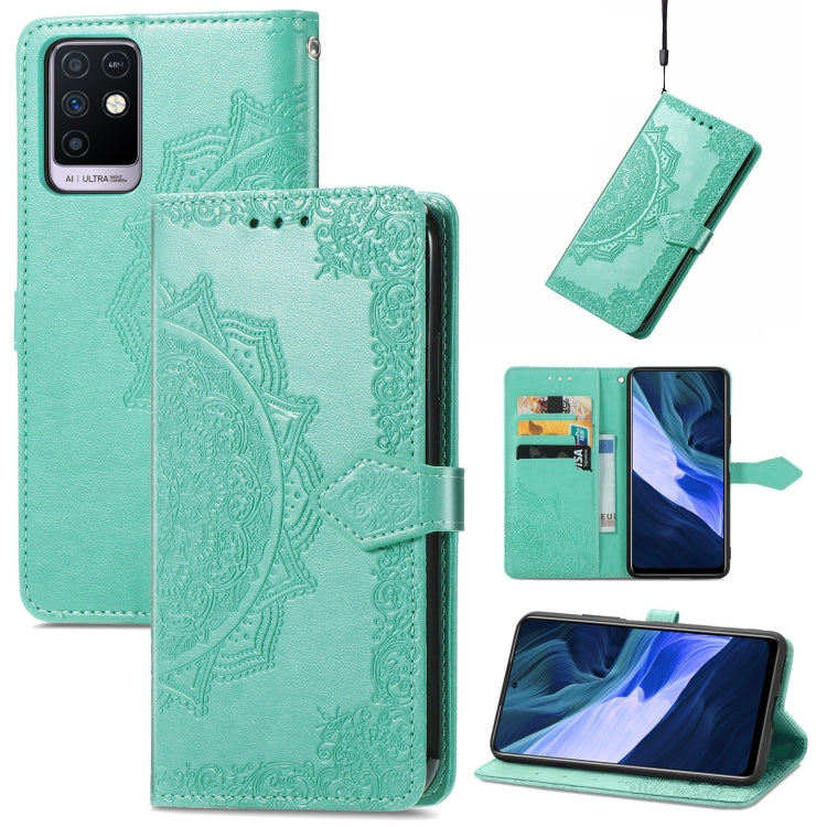 Mandala Embossing Pattern Horizontal Flip Leather Case with Holder & Card Slots & Wallet & Lanyard, For Infinix Note 10, For Infinix Smart 5, For LG Velvet 2 Pro, For Motorola Moto G60S, For Motorola Edge 20 Lite