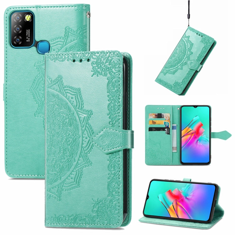 Mandala Embossing Pattern Horizontal Flip Leather Case with Holder & Card Slots & Wallet & Lanyard, For Infinix Note 10, For Infinix Smart 5, For LG Velvet 2 Pro, For Motorola Moto G60S, For Motorola Edge 20 Lite