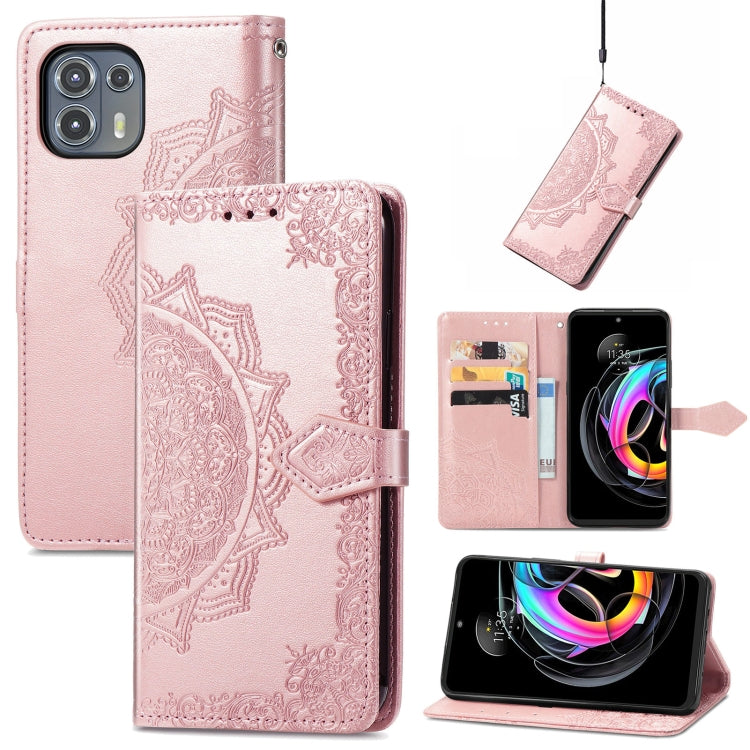 Mandala Embossing Pattern Horizontal Flip Leather Case with Holder & Card Slots & Wallet & Lanyard, For Infinix Note 10, For Infinix Smart 5, For LG Velvet 2 Pro, For Motorola Moto G60S, For Motorola Edge 20 Lite