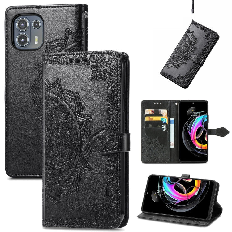 Mandala Embossing Pattern Horizontal Flip Leather Case with Holder & Card Slots & Wallet & Lanyard, For Infinix Note 10, For Infinix Smart 5, For LG Velvet 2 Pro, For Motorola Moto G60S, For Motorola Edge 20 Lite