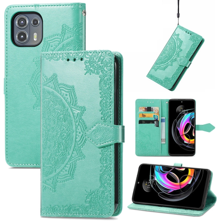 Mandala Embossing Pattern Horizontal Flip Leather Case with Holder & Card Slots & Wallet & Lanyard, For Infinix Note 10, For Infinix Smart 5, For LG Velvet 2 Pro, For Motorola Moto G60S, For Motorola Edge 20 Lite