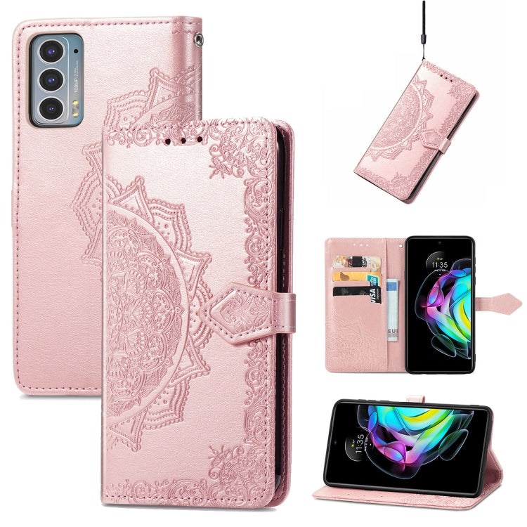 Mandala Embossing Pattern Horizontal Flip Leather Case with Holder & Card Slots & Wallet & Lanyard, For Motorola Edge 20 Pro, For Motorola Edge 20, For Asus Zenfone 8 Flip, For Nokia C01 Plus, For Nokia XR 20