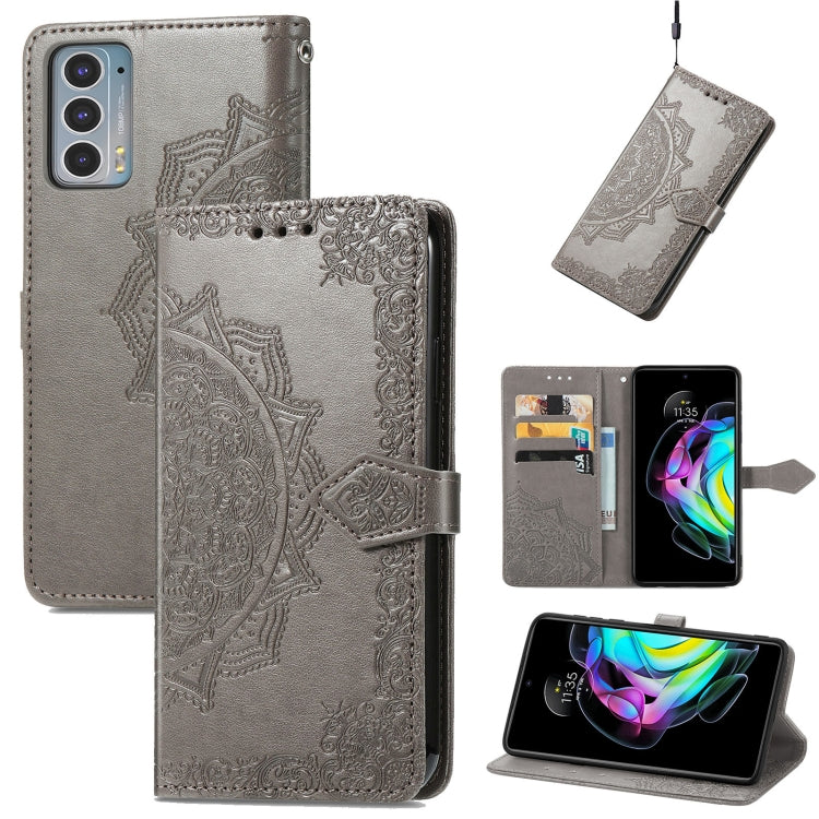 Mandala Embossing Pattern Horizontal Flip Leather Case with Holder & Card Slots & Wallet & Lanyard, For Motorola Edge 20 Pro, For Motorola Edge 20, For Asus Zenfone 8 Flip, For Nokia C01 Plus, For Nokia XR 20