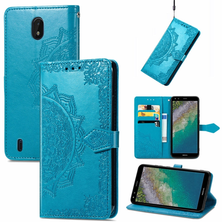 Mandala Embossing Pattern Horizontal Flip Leather Case with Holder & Card Slots & Wallet & Lanyard, For Motorola Edge 20 Pro, For Motorola Edge 20, For Asus Zenfone 8 Flip, For Nokia C01 Plus, For Nokia XR 20