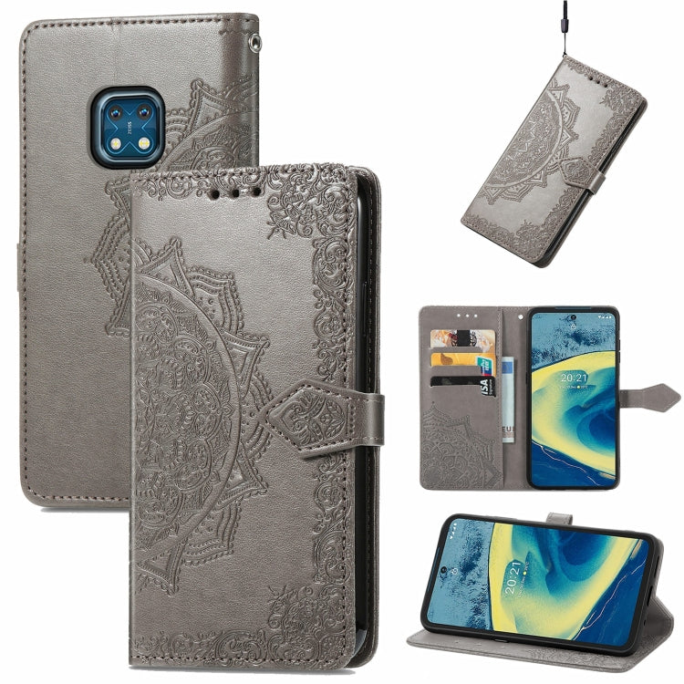 Mandala Embossing Pattern Horizontal Flip Leather Case with Holder & Card Slots & Wallet & Lanyard, For Motorola Edge 20 Pro, For Motorola Edge 20, For Asus Zenfone 8 Flip, For Nokia C01 Plus, For Nokia XR 20