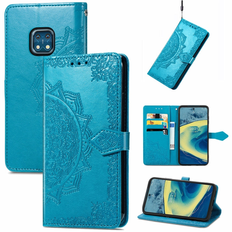 Mandala Embossing Pattern Horizontal Flip Leather Case with Holder & Card Slots & Wallet & Lanyard, For Motorola Edge 20 Pro, For Motorola Edge 20, For Asus Zenfone 8 Flip, For Nokia C01 Plus, For Nokia XR 20
