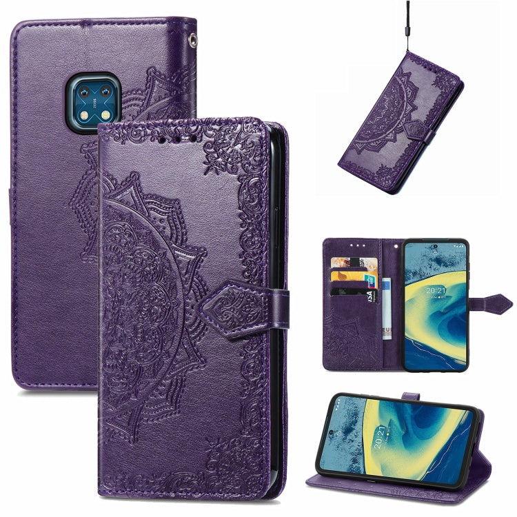 Mandala Embossing Pattern Horizontal Flip Leather Case with Holder & Card Slots & Wallet & Lanyard, For Motorola Edge 20 Pro, For Motorola Edge 20, For Asus Zenfone 8 Flip, For Nokia C01 Plus, For Nokia XR 20