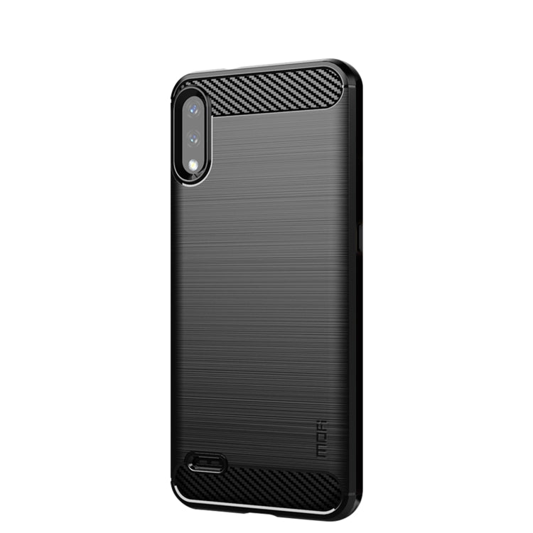 MOFI Gentleness Brushed Carbon Fiber Soft TPU Case, For LG K22 / K22 Plus, For LG K42, For LG K52 / K62 / K62+ / Q52 / Q62, For LG K92, For Google Pixel 6A, For Motorola Moto G51 5G