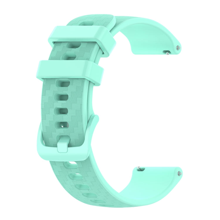 20mm Carbon Fiber Striped Silicone Strap, For Samsung Galaxy Watch 4 40mm / 44mm, For Samsung Galaxy Watch 4 Classic 42mm / 46mm