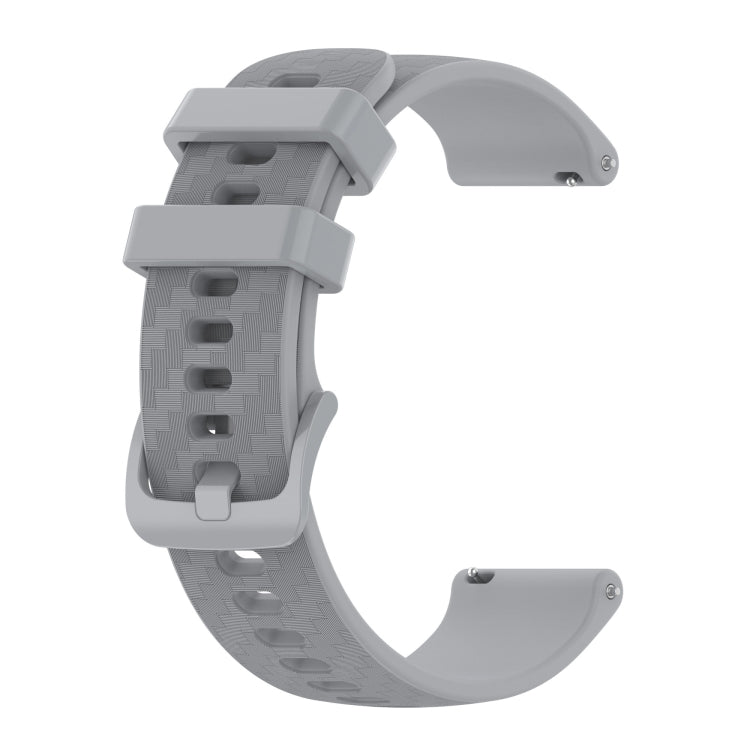 20mm Carbon Fiber Striped Silicone Strap, For Samsung Galaxy Watch 4 40mm / 44mm, For Samsung Galaxy Watch 4 Classic 42mm / 46mm