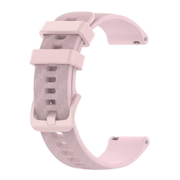 20mm Carbon Fiber Striped Silicone Strap, For Samsung Galaxy Watch 4 40mm / 44mm, For Samsung Galaxy Watch 4 Classic 42mm / 46mm