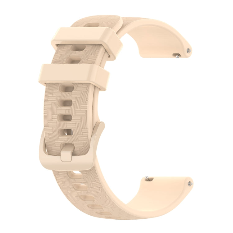 20mm Carbon Fiber Striped Silicone Strap, For Samsung Galaxy Watch 4 40mm / 44mm, For Samsung Galaxy Watch 4 Classic 42mm / 46mm