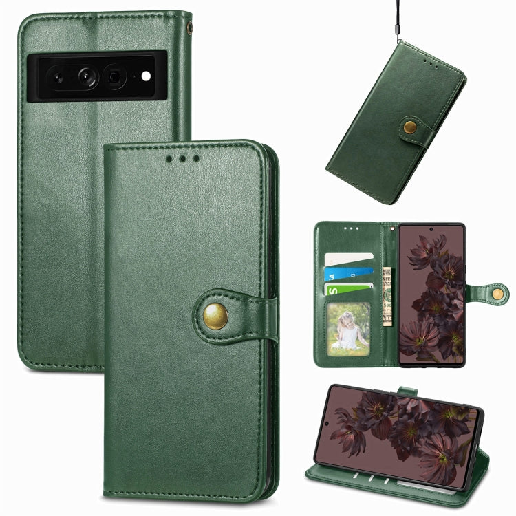 Retro Solid Color Buckle Leather Phone Case, For Google Pixel 7 Pro 5G, For Google Pixel 7 5G, For Motorola Edge 30 Pro, For OnePlus Nord CE 2 5G