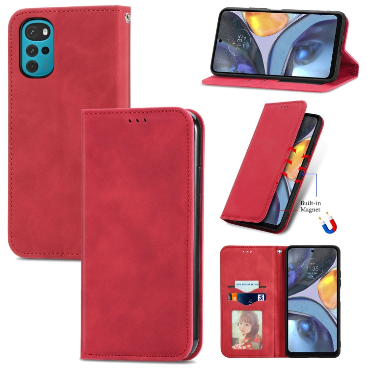 Retro Skin Feel Magnetic Leather Phone Case, For Google Pixel 7 Pro 5G, For Google Pixel 7 5G, For Motorola Moto G Stylus 5G 2022, For Motorola Moto G22