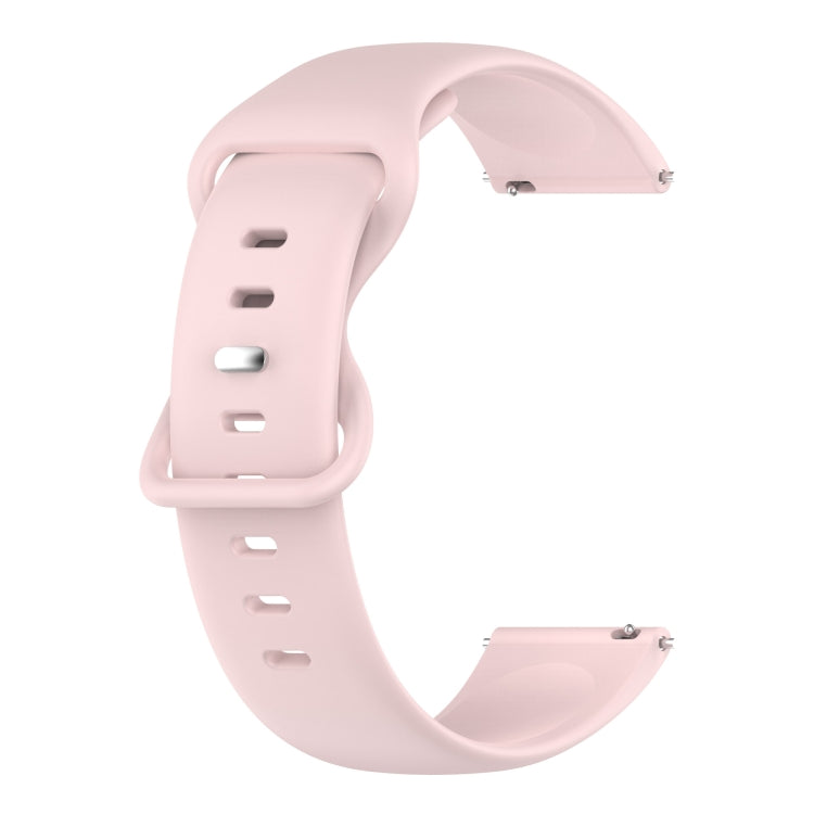 20mm Solid Color Silicone Watch Band, For Samsung Galaxy Watch4 40mm/44mm, For Samsung Galaxy Watch4 Classic 42mm/46mm