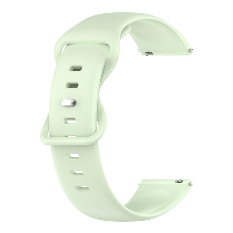 20mm Solid Color Silicone Watch Band, For Samsung Galaxy Watch4 40mm/44mm, For Samsung Galaxy Watch4 Classic 42mm/46mm