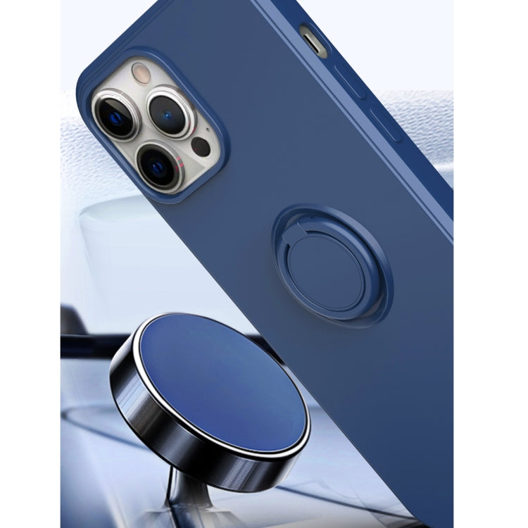 Ring Kickstand Silicone Phone Case, For iPhone 14 Pro