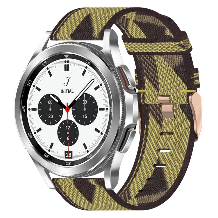 20mm Nylon Woven Watch Band, For Samsung Galaxy Watch 4 40mm, For Samsung Galaxy Watch 4 44mm, For Samsung Galaxy Watch 4 Classic 42mm