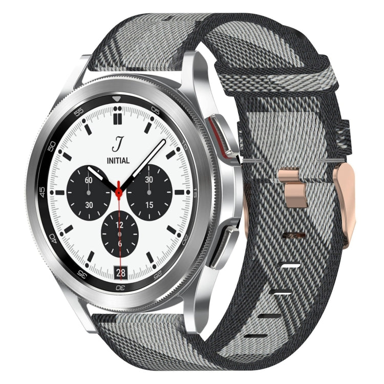 20mm Nylon Woven Watch Band, For Samsung Galaxy Watch 4 40mm, For Samsung Galaxy Watch 4 44mm, For Samsung Galaxy Watch 4 Classic 42mm