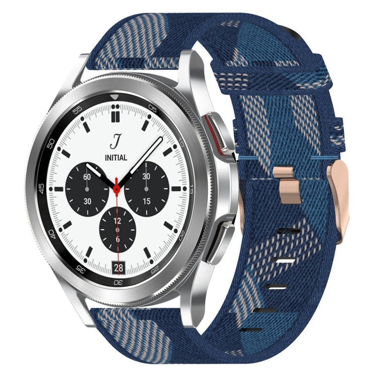 20mm Nylon Woven Watch Band, For Samsung Galaxy Watch 4 40mm, For Samsung Galaxy Watch 4 44mm, For Samsung Galaxy Watch 4 Classic 42mm