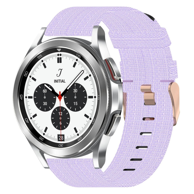 20mm Nylon Woven Watch Band, For Samsung Galaxy Watch 4 40mm, For Samsung Galaxy Watch 4 44mm, For Samsung Galaxy Watch 4 Classic 42mm