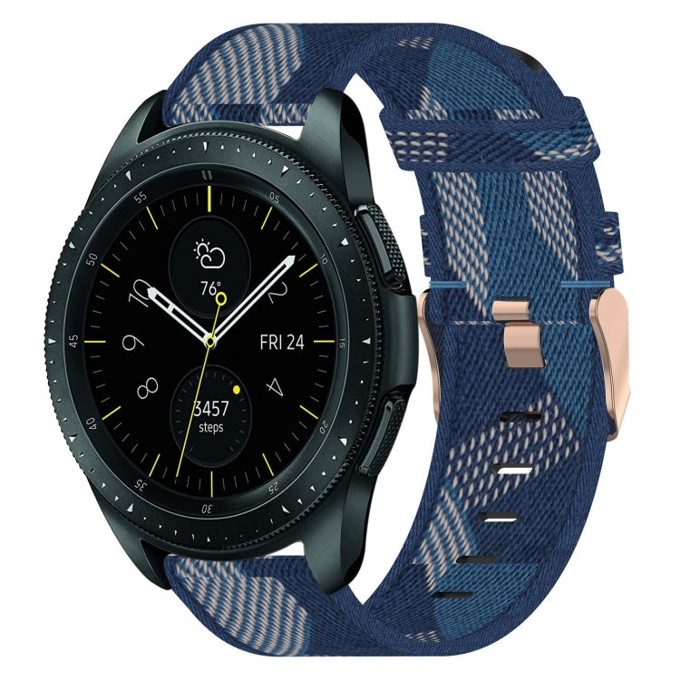 20mm Nylon Woven Watch Band, For Samsung Galaxy Watch Active 2 44mm, For Samsung Galaxy Watch Active 40mm, For Samsung Galaxy Watch 42mm