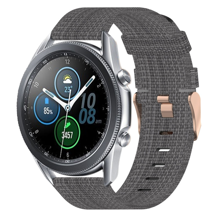 22mm Nylon Woven Watch Band, For Samsung Galaxy Watch3 45mm, For Samsung Galaxy Watch 46mm, For Samsung Gear S3 Classic