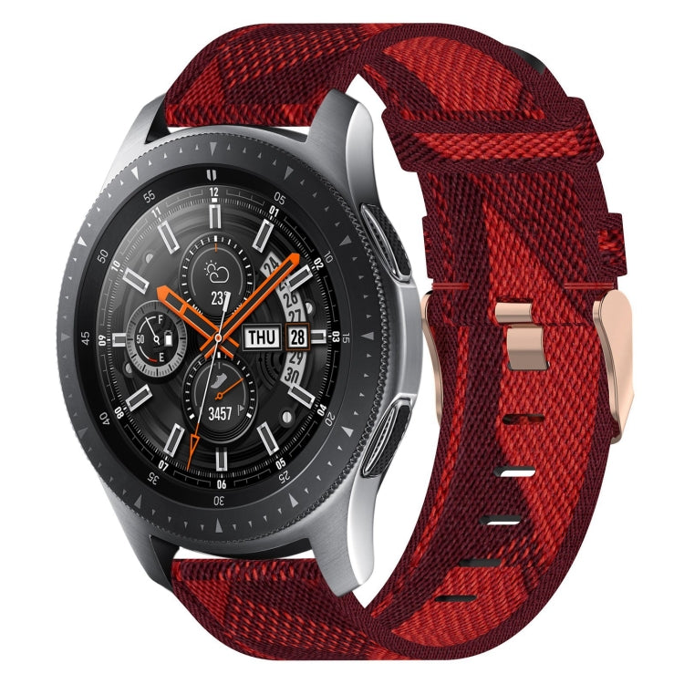 22mm Nylon Woven Watch Band, For Samsung Galaxy Watch3 45mm, For Samsung Galaxy Watch 46mm, For Samsung Gear S3 Classic