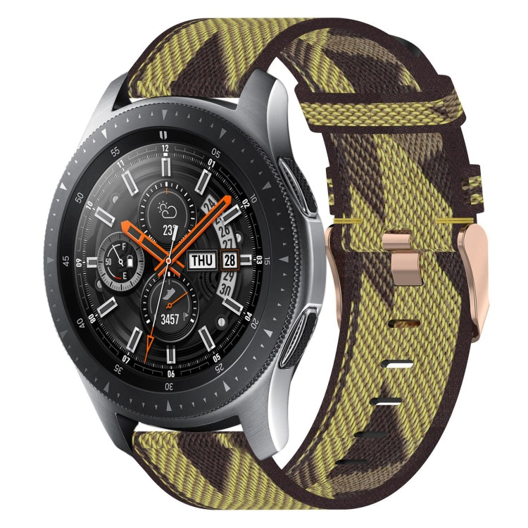 22mm Nylon Woven Watch Band, For Samsung Galaxy Watch3 45mm, For Samsung Galaxy Watch 46mm, For Samsung Gear S3 Classic