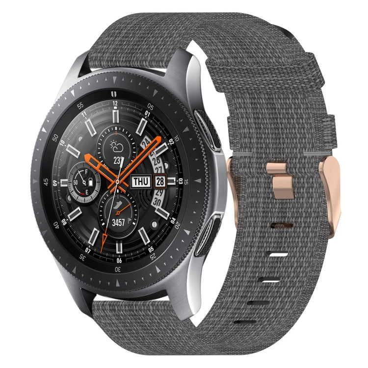 22mm Nylon Woven Watch Band, For Samsung Galaxy Watch3 45mm, For Samsung Galaxy Watch 46mm, For Samsung Gear S3 Classic