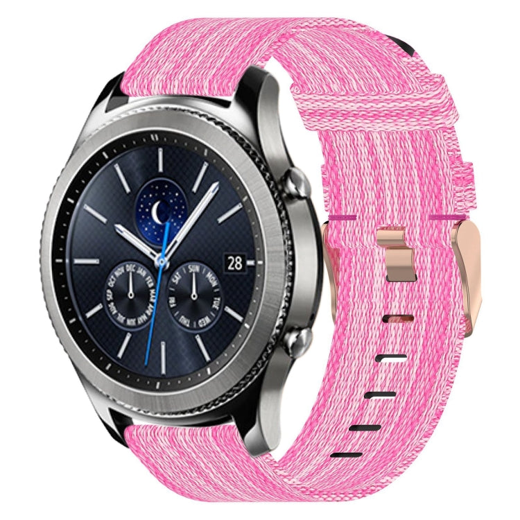 22mm Nylon Woven Watch Band, For Samsung Galaxy Watch3 45mm, For Samsung Galaxy Watch 46mm, For Samsung Gear S3 Classic