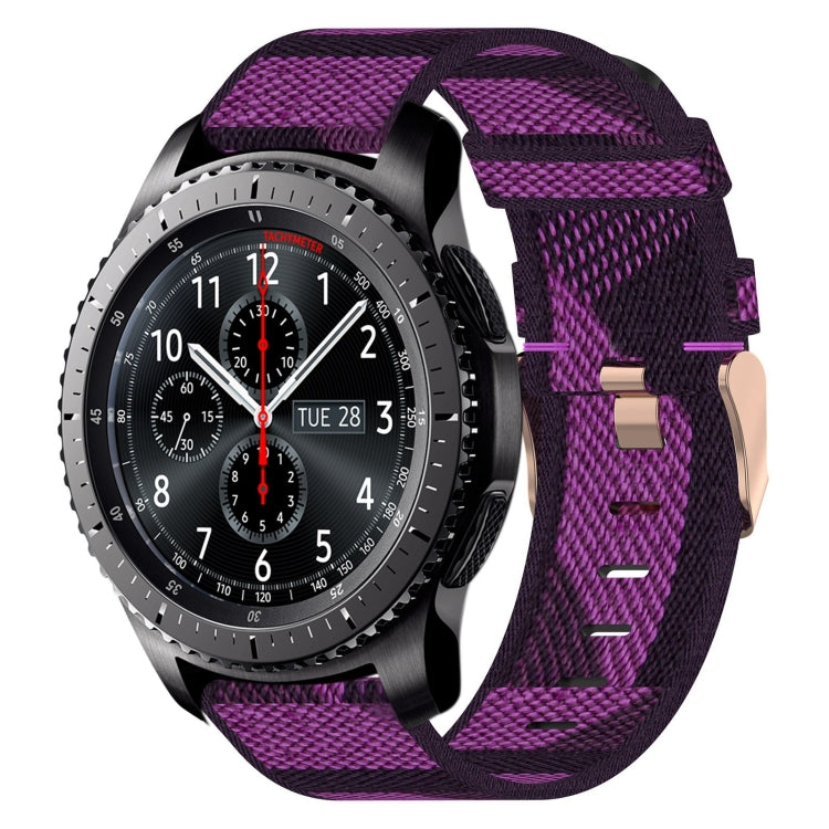 22mm Nylon Woven Watch Band, For Samsung Gear S3 Frontier