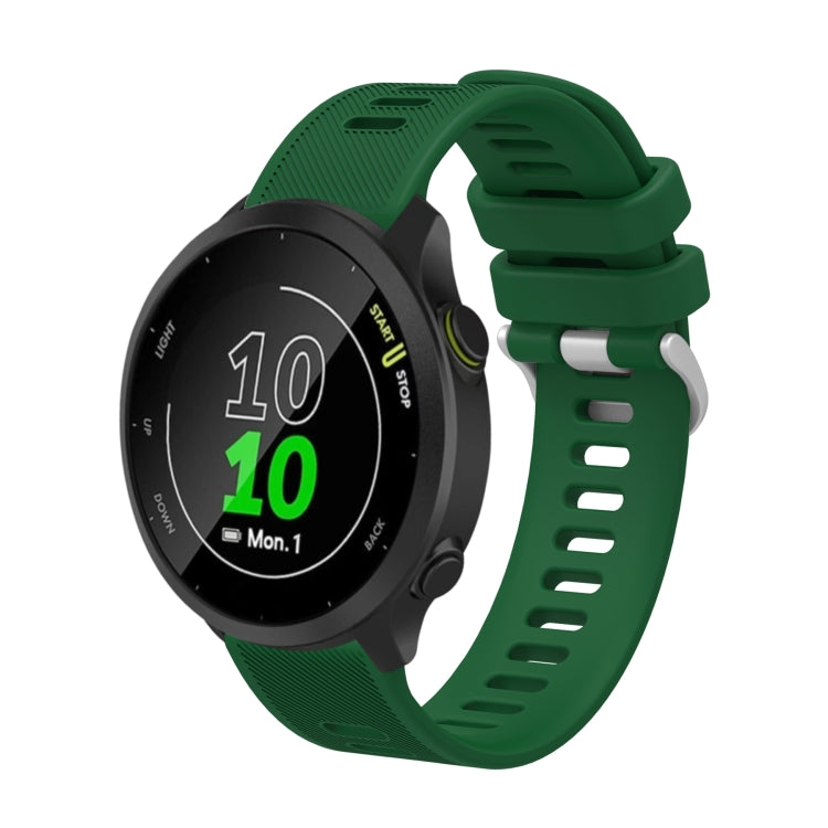 20mm Silicone Twill Watch Band, For Samsung Galaxy Watch 4 40mm, For Samsung Galaxy Watch 4 44mm