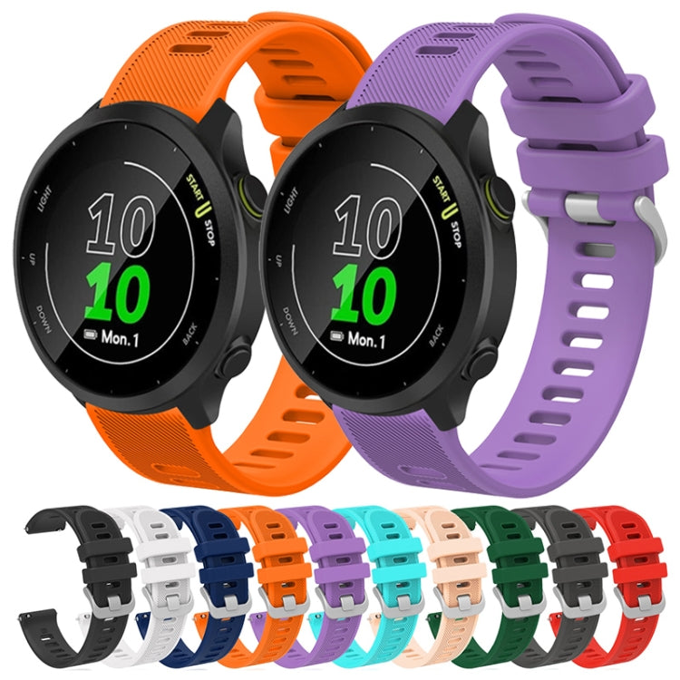 20mm Silicone Twill Watch Band, For Samsung Galaxy Watch 4 40mm, For Samsung Galaxy Watch 4 44mm