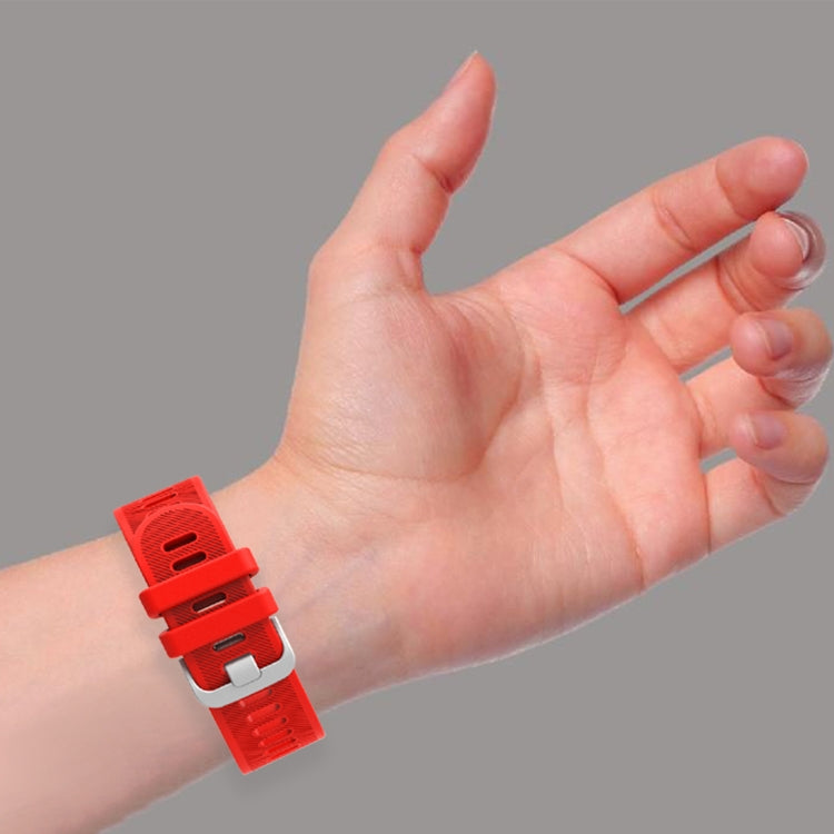 20mm Silicone Twill Watch Band, For Samsung Galaxy Watch 4 40mm, For Samsung Galaxy Watch 4 44mm