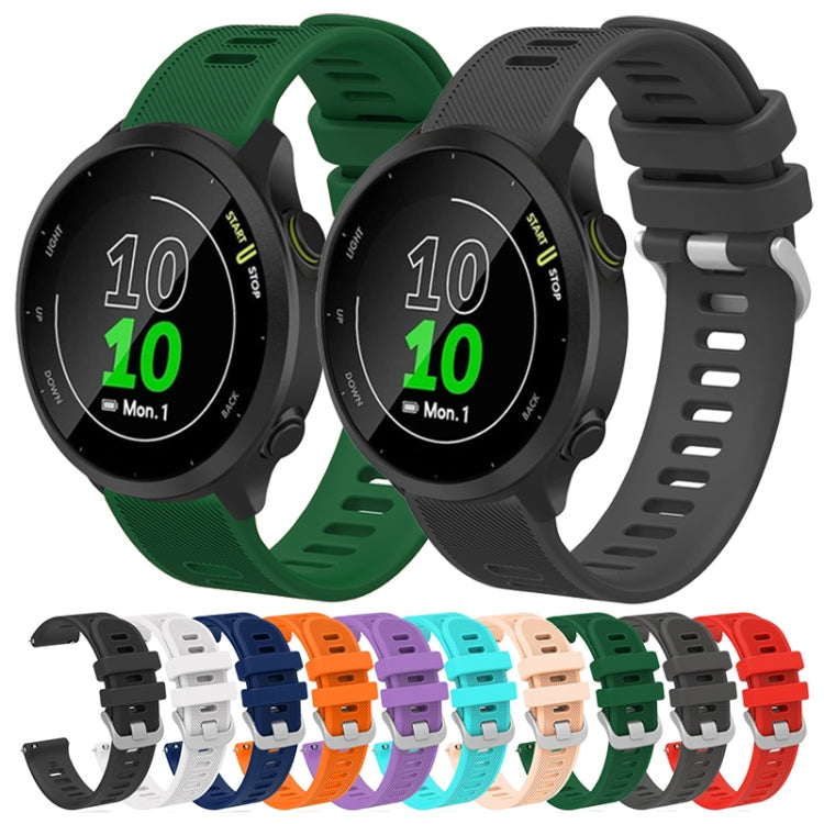 20mm Silicone Twill Watch Band, For Samsung Galaxy Watch 3 41mm, For Samsung Galaxy Watch Active 2 40mm
