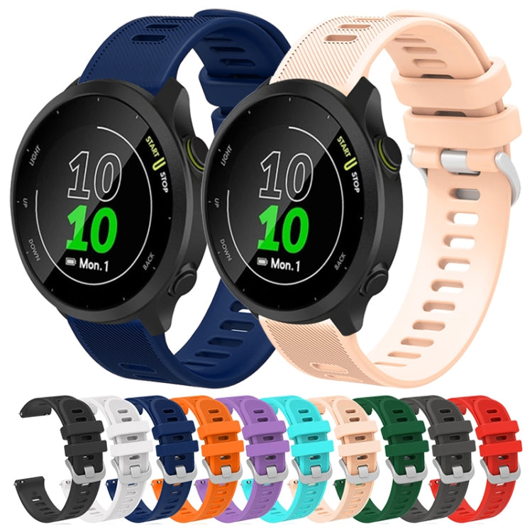 20mm Silicone Twill Watch Band, For Samsung Galaxy Watch Active 2 44mm, For Samsung Galaxy Watch Active 40mm