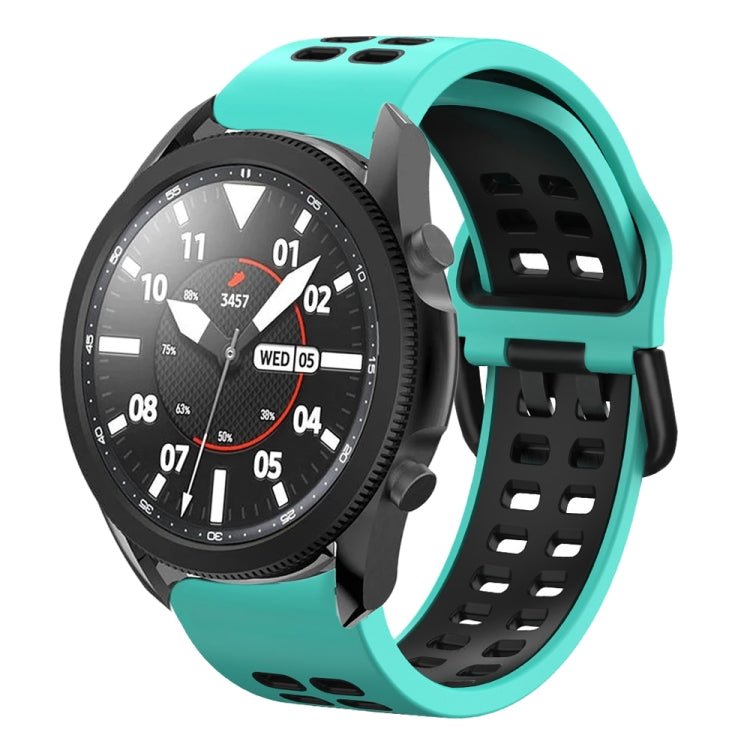 20mm Breathable Two-Color Silicone Watch Band, For Samsung Galaxy Watch 5 Pro 45mm