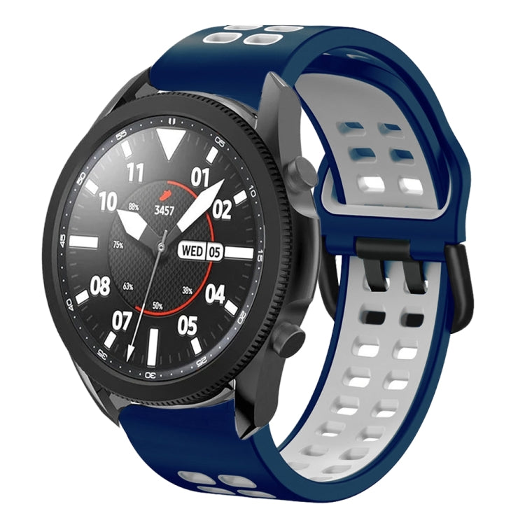 20mm Breathable Two-Color Silicone Watch Band, For Samsung Galaxy Watch 5 Pro 45mm
