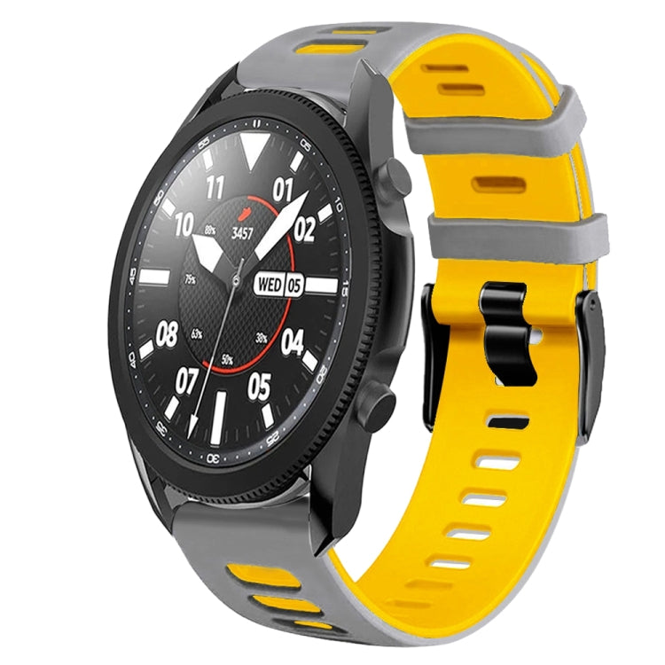 20mm Two-Color Silicone Watch Band, For Samsung Galaxy Watch 5 Pro 45mm