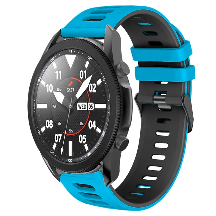 20mm Two-Color Silicone Watch Band, For Samsung Galaxy Watch 5 Pro 45mm