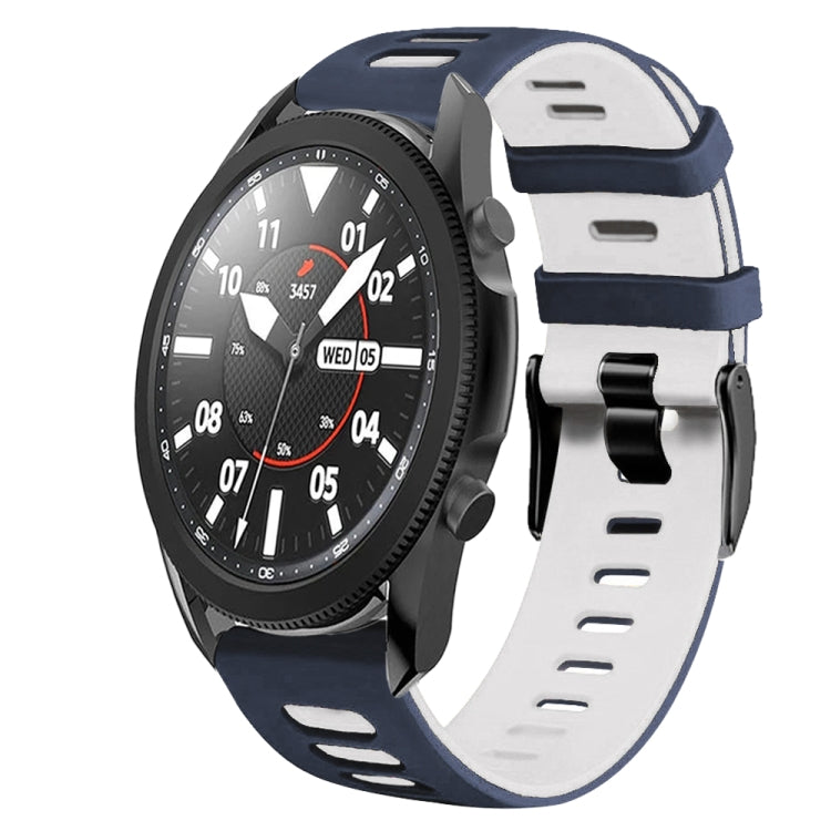 20mm Two-Color Silicone Watch Band, For Samsung Galaxy Watch 5 Pro 45mm