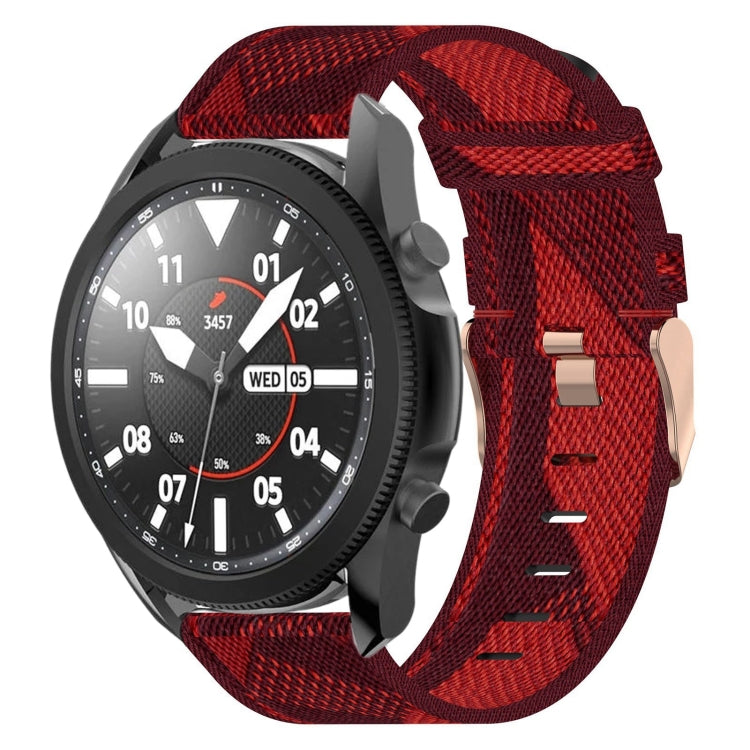 20mm Nylon Woven Watch Band, For Samsung Galaxy Watch5 40mm, For Samsung Galaxy Watch5 44mm, For Samsung Galaxy Watch5 Pro 45mm